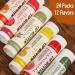24 Pack Natural Lip Balm - Bulk Moisturizing Lip Care for Dry, Cracked Lips - Buy Online on SooperMarket.com