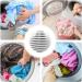 Laundry Balls For Dryer - Hair Remover For Laundry - Spherical Vane Eco-friendly Hair Catcher Balls Anti-tangling Reusable Washing Ball For Enhancing Your Machine Cleaning Power White - Buy Online on SooperMarket.com