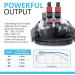 Fluval A447 307 External Filter & 300L BIO-FOAM Cartridge | Compatible with 206 306 207 & 307 Series | Premium Black Bundle - International Shipping Available - Buy Online on SooperMarket.com