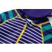 BONVERANO Baby Boys Swimsuit | UPF 50+ Full-Zip Hoodie One Piece Swimwear | 3-6 Months Stripe - Buy Online on SooperMarket.com