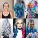 6 Colors Hair Color Wax - Temporary Styling for Parties Cosplay & Halloween | Sliver Blue Purple Gold Green Pink Red - Buy Online on SooperMarket.com