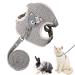 Adjustable rabbit dishes rabbits leash for dwarf rabbits soft rabbits dishes for rabbits cats small dogs and other little pets