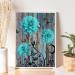 Rustic Flower Diamond Painting Kit for Adults - Farmhouse 5D DIY Full Drill Diamond Art - Gem Crafts for Home Wall Decor - Buy Online on SooperMarket.com
