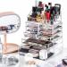 DreamGenius 3-Piece Acrylic Makeup Organizer Set with 8 Drawers - Stackable Vanity and Bathroom Cosmetic Storage - Buy Online on SooperMarket.com