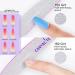 Canvalite 10 PCS Nail File Set - Professional Reusable Double Sided Emery Board (100/180 Grit) - Nail Styling Tools for Home and Salon - Half Moon Shape - 10 Count - Buy Online on SooperMarket.com