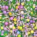 Easter sprinkles for cakes cupcake edible toppers sprinkle mix blend lilac pink yellow gold green pearls decoration baking biscuits cake topper balls chocolate balls BUNNY MEADOW - Buy Online on SooperMarket.com