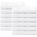 Tommy Bahama Island Retreat White 12pc Washcloths Set - Absorbent & Fade-Resistant Cotton Towels for Fashionable Bathroom Decor - Buy Online on SooperMarket.com