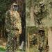ANYDKE Ghillie Suit Camouflage Hunting Suits - Lightweight Breathable 3D Leaf Camo Clothing for Jungle Shooting, Airsoft, Photography - Fits 5.9-6.2ft Tall - Ideal for Outdoor Activities and Halloween - Buy Online on SooperMarket.com
