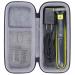 co2CREA Hard Case Replacement for Philips Norelco OneBlade QP2520 QP2530 QP2620 QP2630 Face Body Hybrid Electric Trimmer Shaver OneBlade QP2520 Small Black Case