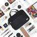 NISHEL Portable Travel Toiletry Bag & Makeup Organizer - Stand Up Cosmetic Case for Travel - Black - Buy Online on SooperMarket.com
