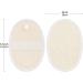 Zittop 2 Pack Natural Luffa and Terry Cloth Exfoliating Loofah Sponge Pads - Body Scrubber for Spa Bathing and Shower - Buy Online on SooperMarket.com