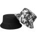 ZLYC Unisex Palm Tree Black Bucket Hat - Summer Travel Fisherman Cap for Women Men Teens - Buy Online on SooperMarket.com