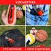 Hand Pump for Balls with 5 Needles - Fast Inflation for Basketball, Soccer, Volleyball, Football - Red - Buy Online on SooperMarket.com