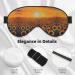 SSIMOO Sunflower Field Sunset Eye Mask - Soft Breathable Sleep Patch for Women | Perfect for Travel & Relaxation - Buy Online on SooperMarket.com