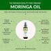 Organic Veda Moringa Oil 3.4 fl. oz - USDA Organic Cold-Pressed Edible Grade Virgin Oil for Face, Skin, Hair, Nails, Foot & Body - Buy Online on SooperMarket.com