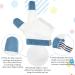 2 Pairs Baby Thumb Sucking Finger Guards | Stop Sucking Kit for 15 Months to 1 Year Old | Soft Mesh Fabric, No Scratch, Breathable Protector - Buy Online on SooperMarket.com