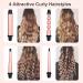 EMOCCI PRO 5 in 1 Curling Wand Set - Ceramic Tourmaline Barrels - Rose Gold - Buy Online on SooperMarket.com