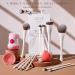 Jessup 14pcs Highend Makeup Brushes Set - Foundation Concealer Blush Contour Powder Eye Brush Makeup Sponge Cleaner Towel | Pearl White T333 - Buy Online on SooperMarket.com