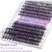 240PCS D Curl 0.07mm 20D/30D Mixed Cluster Lash Extension Kit | DIY Eyelash Extensions | Wide Stem Individual Lashes 12-16mm | RR-12-16mm Clusters-20D+30D-0.07-D - Buy Online on SooperMarket.com