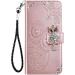 Buy Bling Diamond Owl Pattern Leather Flip Case for Xiaomi Redmi Note 8 Pro - Rose Gold | Durable Magnetic Protective Mobile Phone Cover - Buy Online on SooperMarket.com