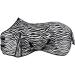 RL24 - Zebra flying ceiling with a cloister |tear -resistant & fine -meshed horse blanket |WeideDecke to protect against insects |With silence & extra long pages |Outdoor horse blanket |125 cm black and white 125cm