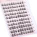 100pcs Cluster Lashes D Curl Individual Eyelashes DIY Lash Clusters Wispy Cluster Eyelash Extensions Manga Look Lahes Idividual Custer DIY Eyelashes Extensions by Goddvenus Natural Clusters-QC - Buy Online on SooperMarket.com