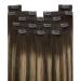 Youngsee 50cm Clip-in Ombre Extensions - Real Remy Hair Dark Brown Balayage Caramel Blonde (120g 7PCs) - Buy Online on SooperMarket.com