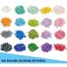 AB Diamond Painting Beads 5D Accessories - 20 Colors Round Drills & Rhinestones for Craft - 2.8MM/20000PCS - Buy Online on SooperMarket.com