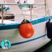 Salty Reef Marine Hardware 12 All Purpose Marine Grade PVC Vinyl Round Buoy Fender in Orange - Buy Online on SooperMarket.com