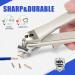 Dr. MODE Easy Grip 360 Rotary Toenail Clippers for Men Seniors - Ultra Sharp Stainless Steel Nail Cutters with Long Handle and Nail File - Buy Online on SooperMarket.com