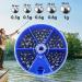 Aivoro Fishing Lime - 100 Lead Blast Weights with Storage Box | Removable Lead Weights in 5 Sizes (0.3g/0.6g/1g) - International Shipping Available - Buy Online on SooperMarket.com