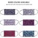NU R Disposable Face Mask 3Ply Mask with Filter Layer and Elastic Earloop Retail 50pcs/box PAISLEY 50PCS - Buy Online on SooperMarket.com