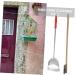 Housoutil 2pcs Set Cage Birds and Wooden Accessory Supplies Shovel Steel Long Parrot for Cleaning Brush Pet 7x9cm Assorted Color - Buy Online on SooperMarket.com