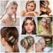 Rhinestone No Crease Hair Clips - 8 Pcs Bling Diamond Metal Pins for Styling Bangs/Waves - Non-Dent Alligator Barrettes for Women and Girls - Buy Online on SooperMarket.com