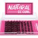 TOOCHUNAG 23A-Fluffy D Curl Eyelash Clusters 8-16mm - Natural DIY Individual Cluster Lashes - Light Russian Strip Lashes for a Flawless Look - Buy Online on SooperMarket.com