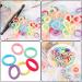 Phoetya Baby Hair Ties 200 Pcs - Candy Color Elastic Hair Bands for Kids Girls - Buy Online on SooperMarket.com