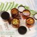 Qeirudu 4 oz Amber Plastic Jars 12 Pack - Refillable Round Brown Cosmetic Containers with Lids and Labels for Beauty Products - Buy Online on SooperMarket.com