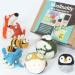 Woolbuddy Needle Felting Kit - Starter, Felting Kit for Beginners Adult and Craft Kit, 6 Unique Felt Animals, Felting Tools Included Felting Needles, Felting Pad, Felting Wool and Instruction