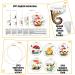 Embroidery Starter Kit: Mushroom Cross Stitch Set for Beginners - 5 Sets with Patterns, Instructions, Hoops, Needles & Threads - Buy Online on SooperMarket.com