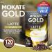 SOL 120pk (12 x 10pk) Mokate Coffee Sachets Latte Classic Sachet Coffee Sticks Instant Coffee Sachets Individual Coffee Sachets Coffee Sachets Individually Wrapped Coffee Sachet + Stickers - Buy Online on SooperMarket.com