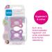 MAM Comfort Schnuller 2 Set | Lightweight Silicone Pacifiers for Newborns | 0+ Months | Pink/Purple | Soft MAM Skinsoft & Pacifier Box - Buy Online on SooperMarket.com