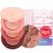 Kaja Beauty Bento Collection - Bouncy Eyeshadow Trio | Peach Orange Tones  Travel Size  02 Orange Blossom  2019 Allure Best of Beauty Award  0.03 Oz 02 Orange Blosson
