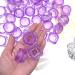 JZK 40 Pack of Purple Transparent 3ml Cosmetic Jars - Perfect for Creams Lip Balm & Travel - Buy Online on SooperMarket.com