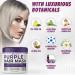 BELLISSO Purple Shampoo, Conditioner & Hair Mask Set - Sulfate-Free Salon Grade Formula for Platinum, Silver & Grey Hair - Hydrating Toner for Shimmer Correction - Buy Online on SooperMarket.com