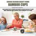 BeeBon Beauty Home Eco-Friendly Bamboo Kids Cups 8 Oz - Set of 4 - Buy Online on SooperMarket.com