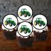 24 Green Tractor Edible Cake Topper Farm Party Decorations Tractor Birthday Decorations Farmer Cupcake Toppers Farm Cake Decorations Tractor Gifts For Men Tractor Party Digger Cake Topper - Buy Online on SooperMarket.com