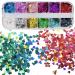 4 Boxes Heart Nail Glitter Sequins - Holographic Butterfly Star Chunky Flakes for Nails Art, Resin, Crafts & Makeup - Buy Online on SooperMarket.com