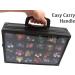 Forged Dice Co. Dice Display Case and Rolling Tray with 2 Divided Trays - Holds 480 Metal/Plastic Polyhedral Dice - Ideal for RPG & D&D Collectors - Buy Online on SooperMarket.com