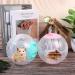 Hamster Exercise Ball 5.7 Inch Hamster Jogging Ball Pet Clear Exercise Wheel Running Ball 2-Pack Hamster Activity Ball for Mice Rat - Buy Online on SooperMarket.com