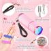 Chumia Mini UV LED Nail Lamp for Gel Nails - Portable Manicure Tool with Nail Cuticle Pusher and Files (Pink) - Buy Online on SooperMarket.com